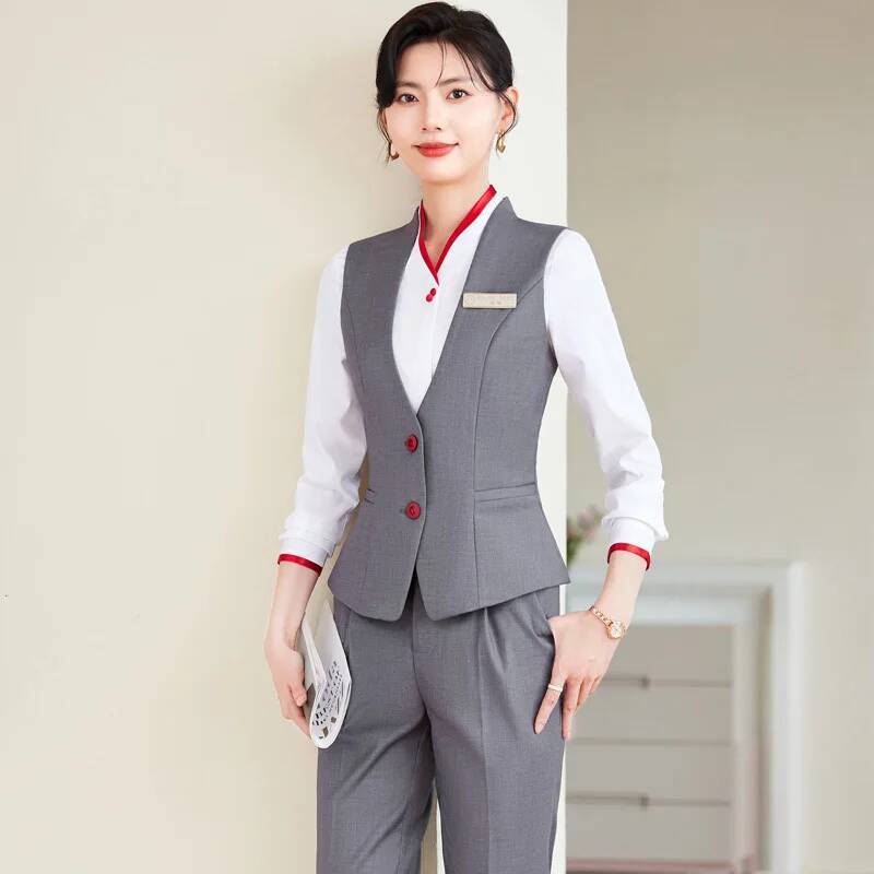 Women'S Office Formal Wear For Ladies - Setelan Celana Formal Ukuran Besar 5XL