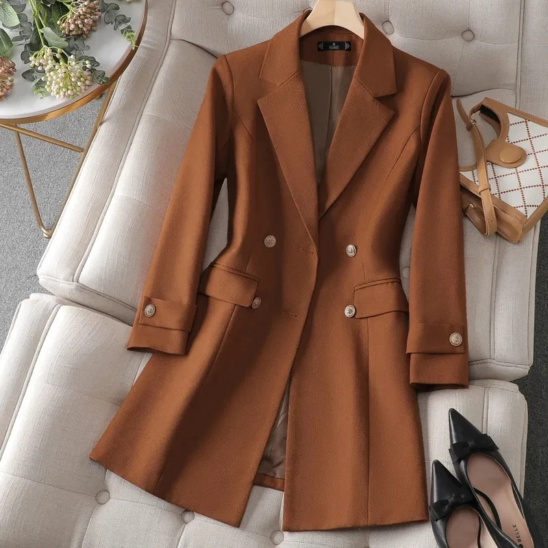 Women'S Office Formal Wear For Ladies - Jaket panjang musim gugur dan dingin