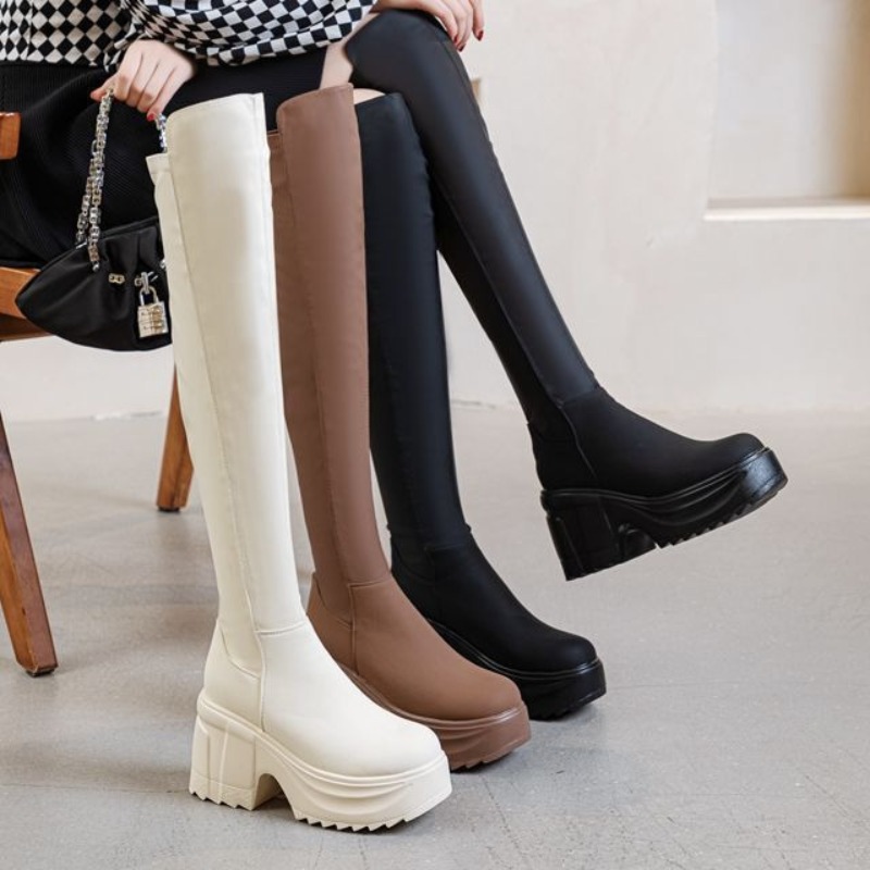 Sepatu Boots Wanita Setinggi L - Women'S Formal Day Wear ulasan dan harga