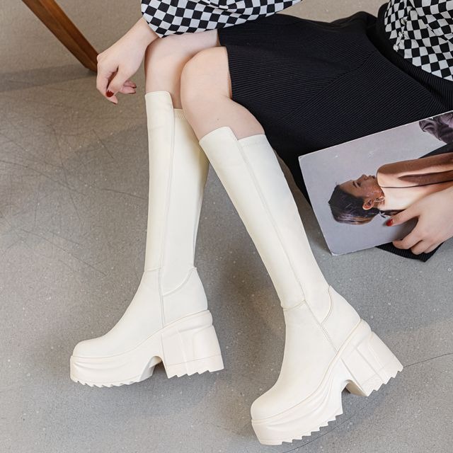 Sepatu Boots Wanita Setinggi L - Women'S Formal Day Wear ulasan dan harga