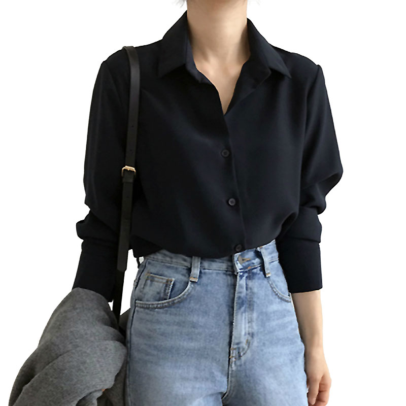 Kemeja wanita blus sifon klasi - Female Formal Wear ulasan dan harga