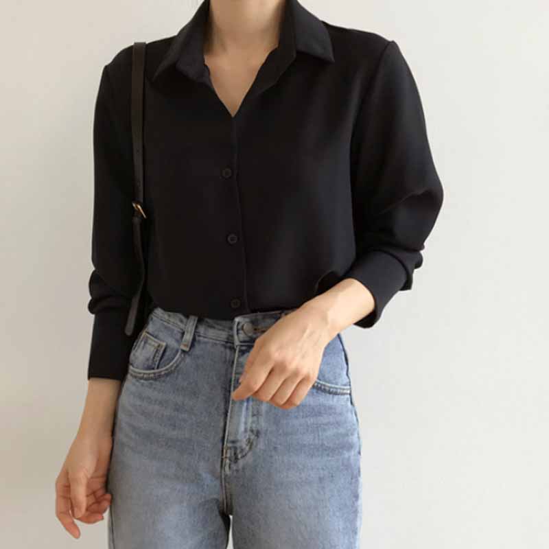 Kemeja wanita blus sifon klasi - Female Formal Wear ulasan dan harga
