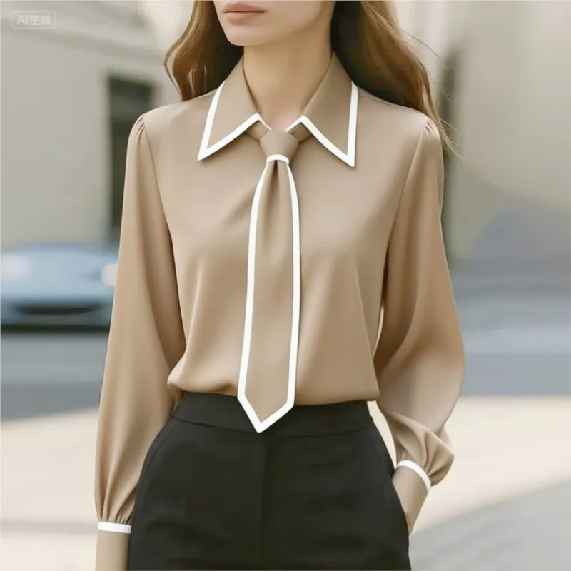 Blus Wanita Kemeja Fashion For - Female Formal Wear ulasan dan harga