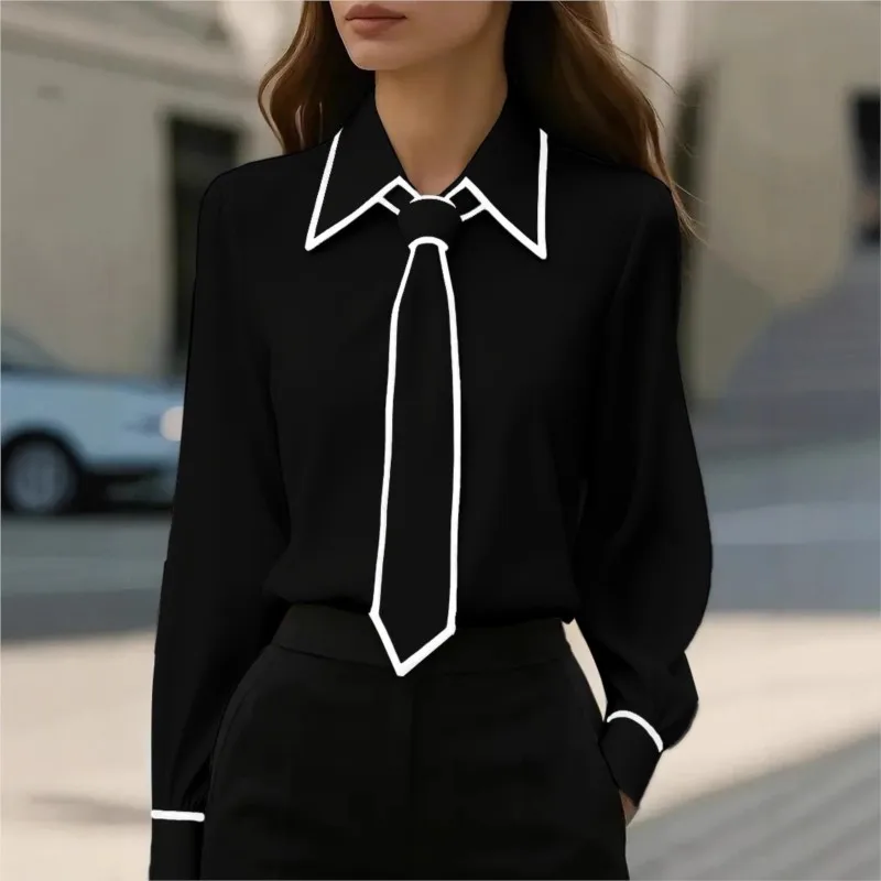 Blus Wanita Kemeja Fashion For - Female Formal Wear ulasan dan harga
