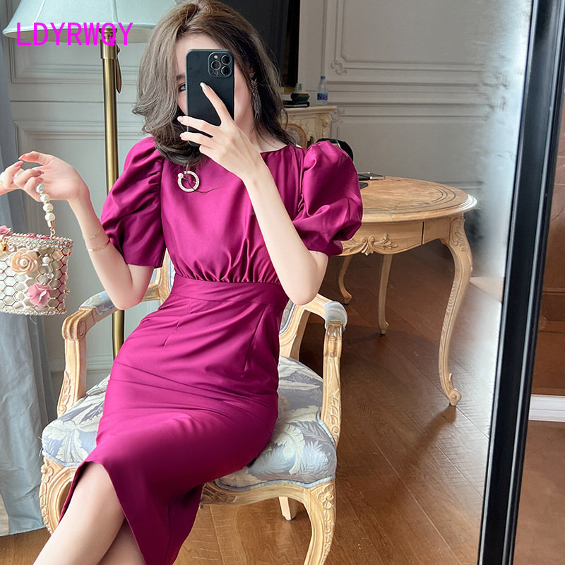 2023 musim panas baru gaya wan - Wrap Dress Work ulasan dan harga
