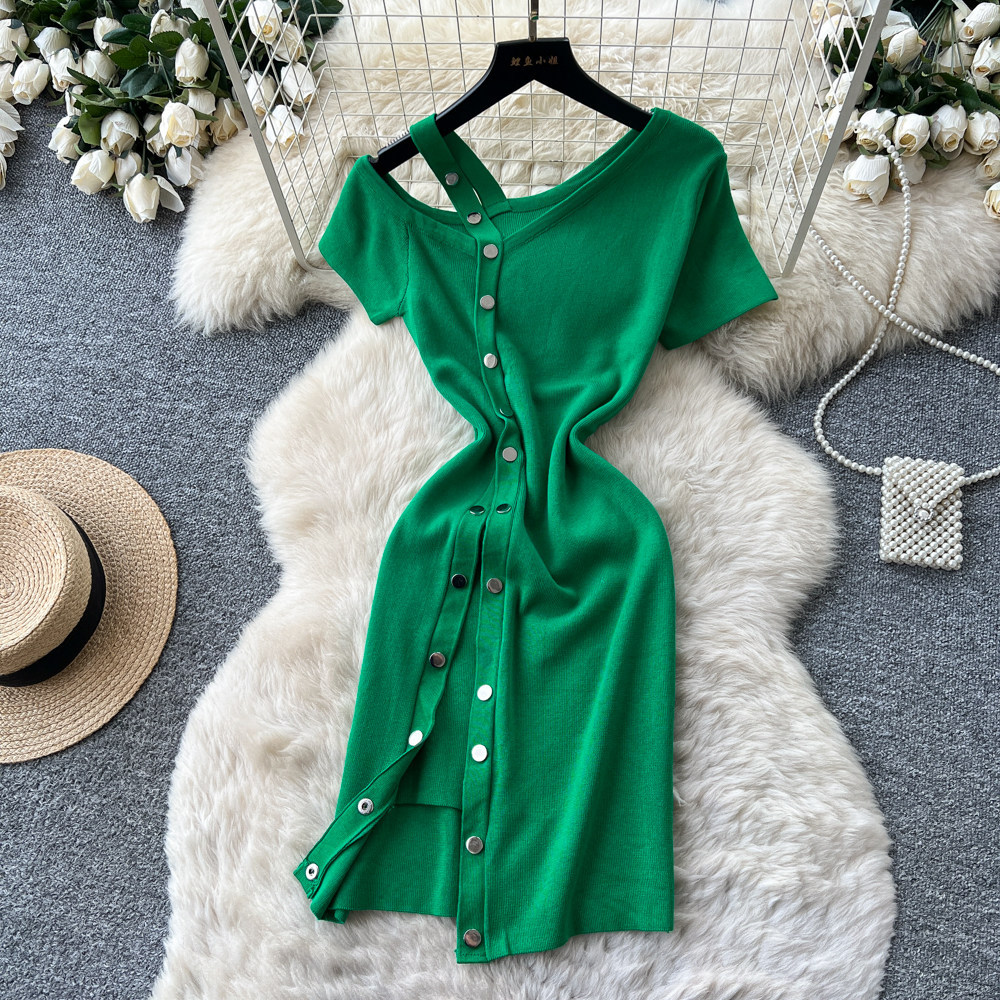 Gaun Wanita Panjang Sedang Sek - Wrap Dress Work ulasan dan harga