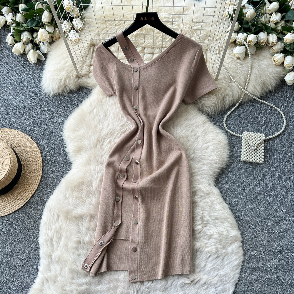 Gaun Wanita Panjang Sedang Sek - Wrap Dress Work ulasan dan harga