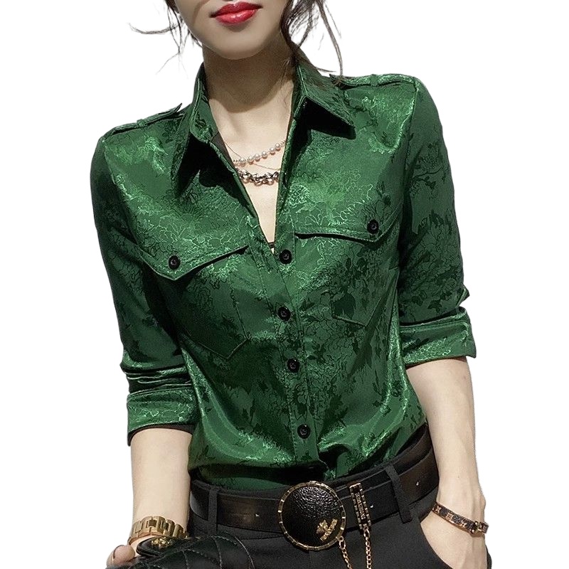 Blus lengan panjang penuh wani - Women'S Office Formal Wear For Ladies ulasan dan harga