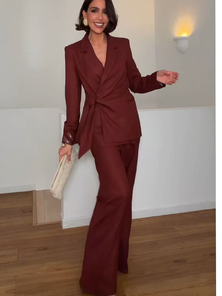 Setelan Blazer Celana Wanita K - Women'S Office Formal Wear For Ladies ulasan dan harga