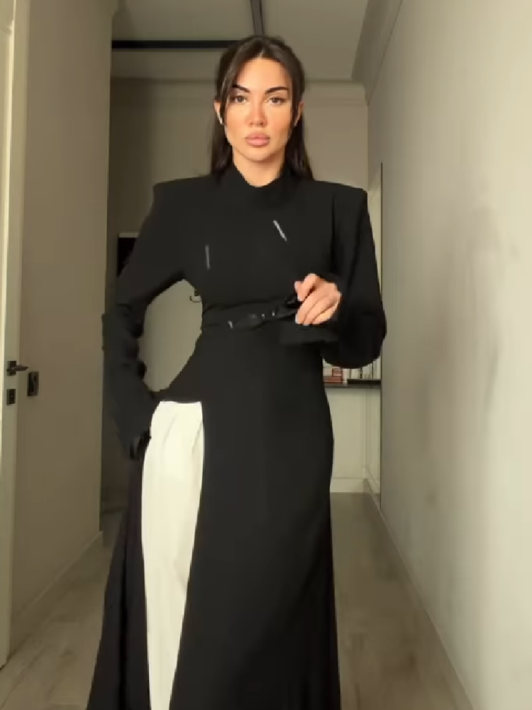 Gaun Maxi Wanita Elegan Berker - Women'S Office Formal Wear For Ladies ulasan dan harga
