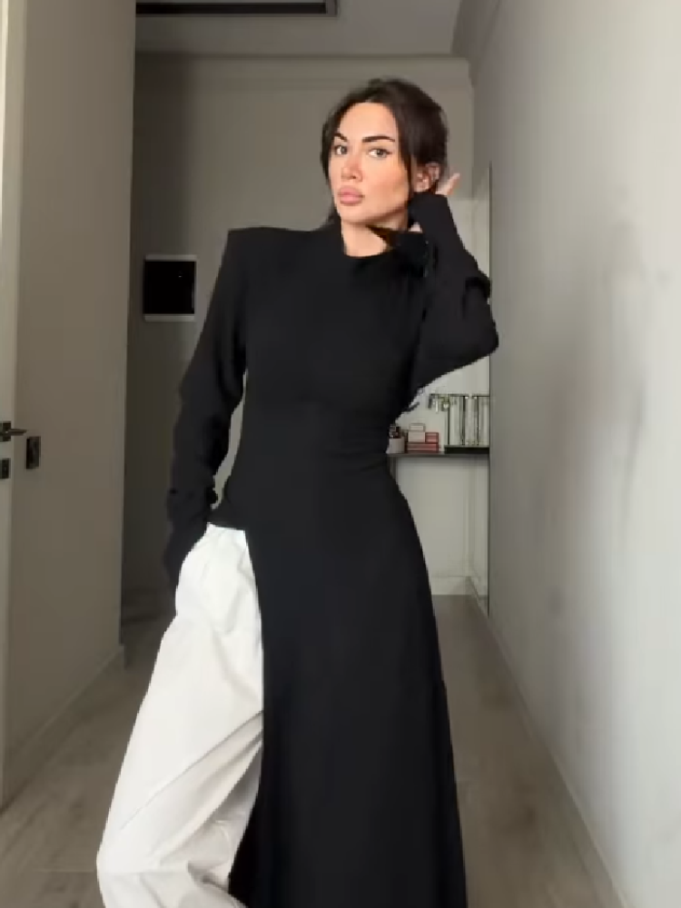 Gaun Maxi Wanita Elegan Berker - Women'S Office Formal Wear For Ladies ulasan dan harga