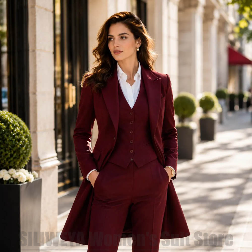 Setelan Wanita 3 Potong Elegan - Women'S Office Formal Wear For Ladies ulasan dan harga