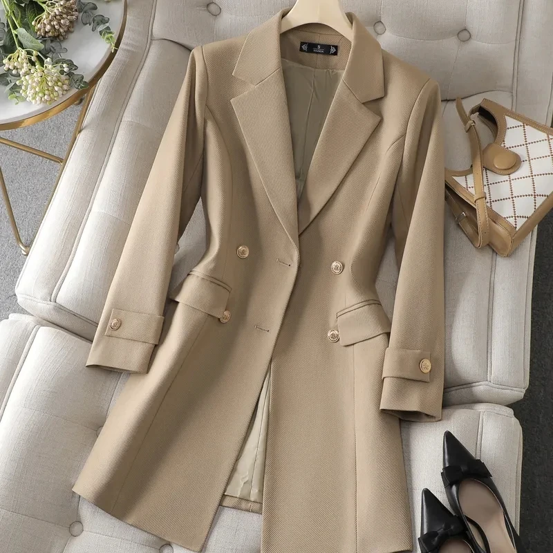Jaket panjang musim gugur dan  - Women'S Office Formal Wear For Ladies ulasan dan harga