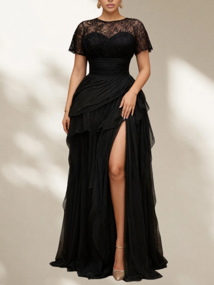 Gaun Malam Elegan Plus Size Be - Female Formal Wear ulasan dan harga
