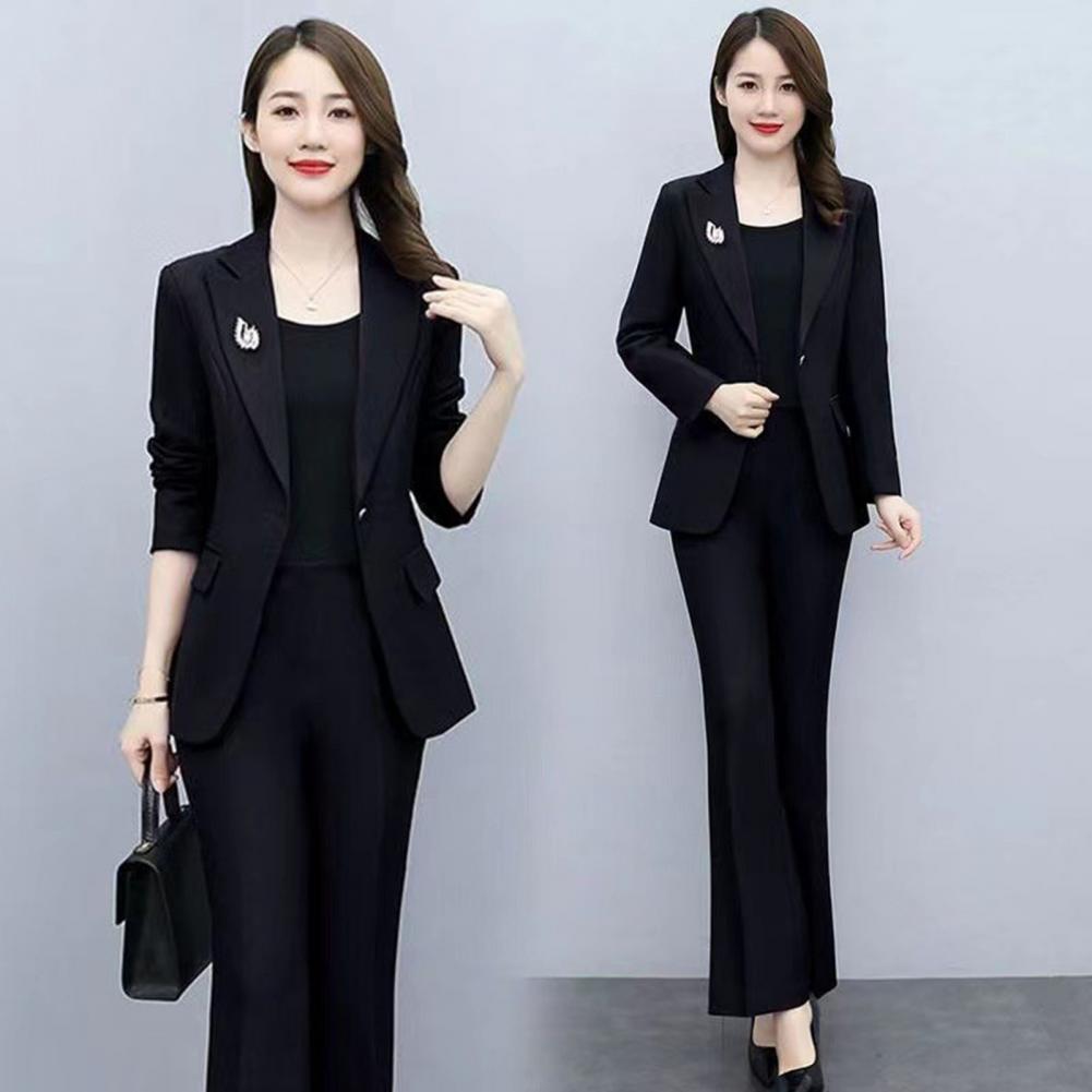 2 Pcs/Set Setelan Jas Formal W - Women'S Office Formal Wear For Ladies ulasan dan harga
