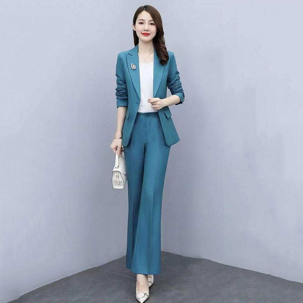 2 Pcs/Set Setelan Jas Formal W - Women'S Office Formal Wear For Ladies ulasan dan harga