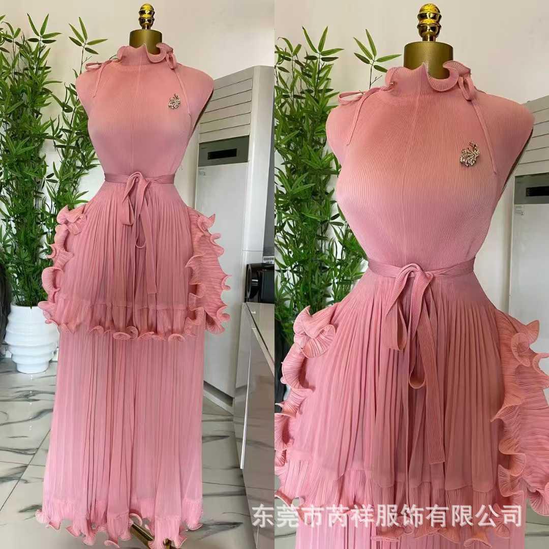 Gaun Panjang Wanita Model A-Li - Wrap Dress Work ulasan dan harga